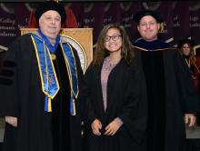 First-year student at 2019 convocation