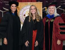 First-year student at 2019 convocation